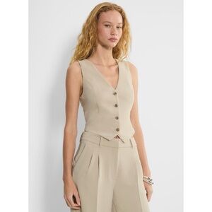 nwot Wilfred Pacino vest 00 Marcona beige
